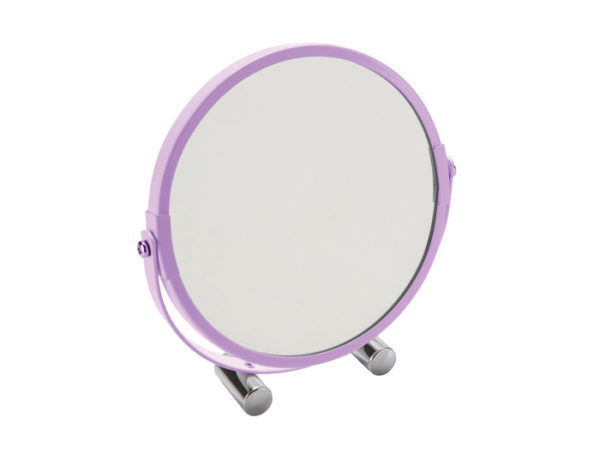 Kozmetické zrkadlo fialové zväčšovacie MONICA