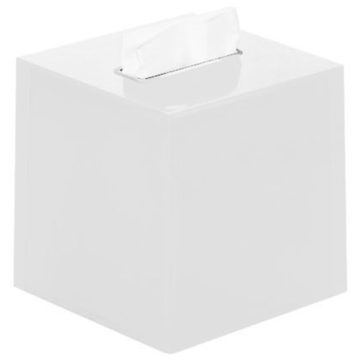 Box na papierové obrúsky biely RAINBOW