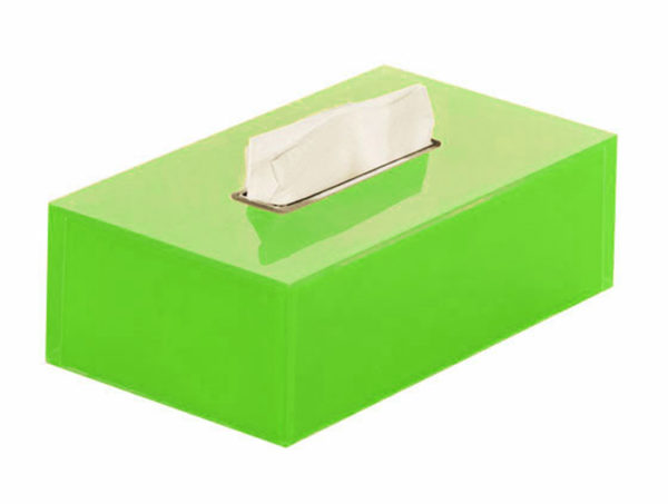 Box na papierové obrúsky zelený RAINBOW