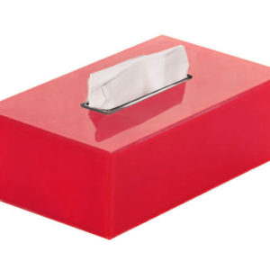 Box na papierové obrúsky červený RAINBOW