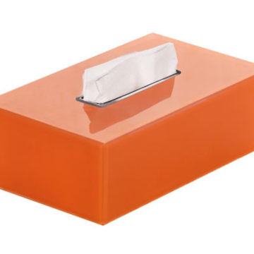 Box na papierové obrúsky oranžový RAINBOW