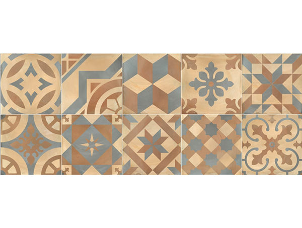 Obklad béžový patchwork 20x50cm MONTBLANC DECOR BEIGE SKLADOM