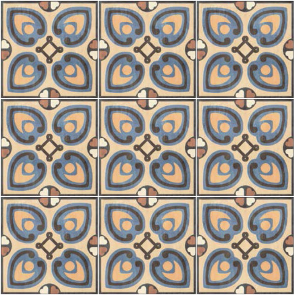 Dlažba vzhľad patchwork 20x20cm PATCHWORK COLORS 02