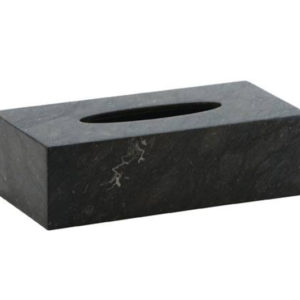 Box na papierové obrúsky mramorový čierny HAMMAM