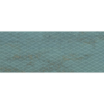 Obklad zeleno-modrý s 3D vzorom 29,75x99,55cm METALLIC GREEN PLA