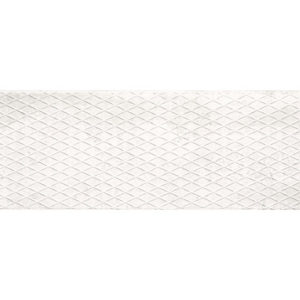 Obklad biely s 3D vzorom 29,75x99,55cm METALLIC WHITE PLATE