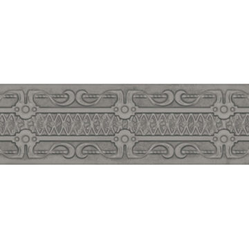 Obklad šedý matný s dekorom 7,4x29,75cm UPTOWN ANTHRACITE TOKI