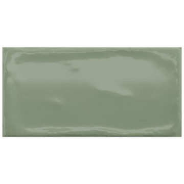 Obklad zelený lesklý 10x20cm vzhľad tehlička MATERIA MASTICE