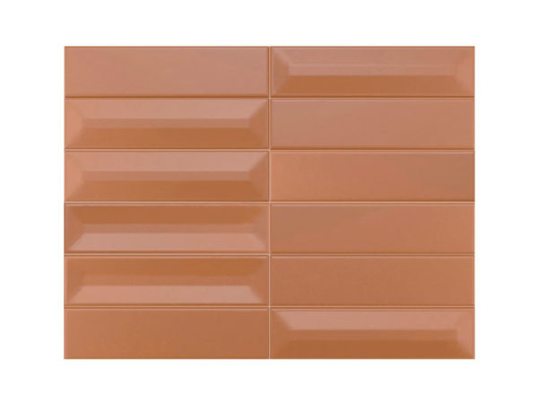 Obklad tmavý oranžový matný 30x40cm 3D vzhľad FLAUTI
