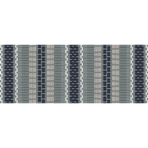 Obklad šedo-modrý vzhľad textilu 30x100cm WICKER GREY KEEKO